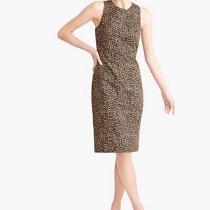 NWT J.Crew Animal Print Sleeveless Dress